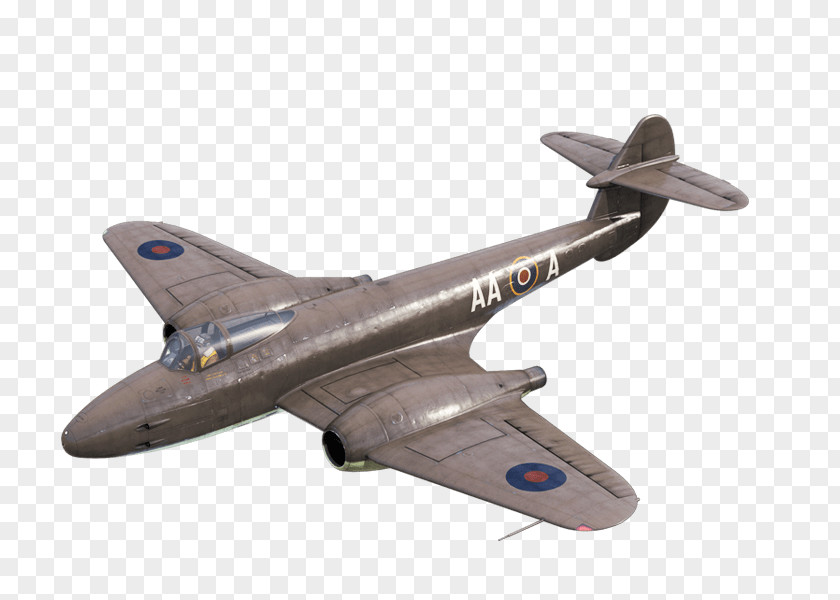 Meteorite Military Aircraft Gloster Meteor Airplane Fighter PNG