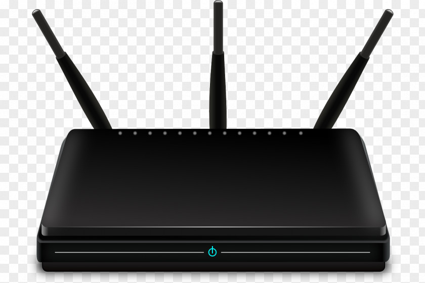 Wan Network Diagram Clip Art Wireless Router Openclipart Wi-Fi PNG