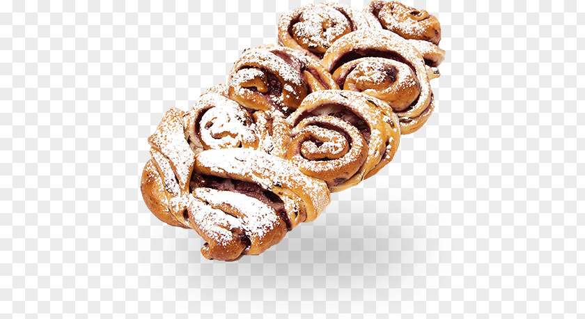 Blueberry Tea Cinnamon Roll Danish Pastry Scone Bakery Custard PNG