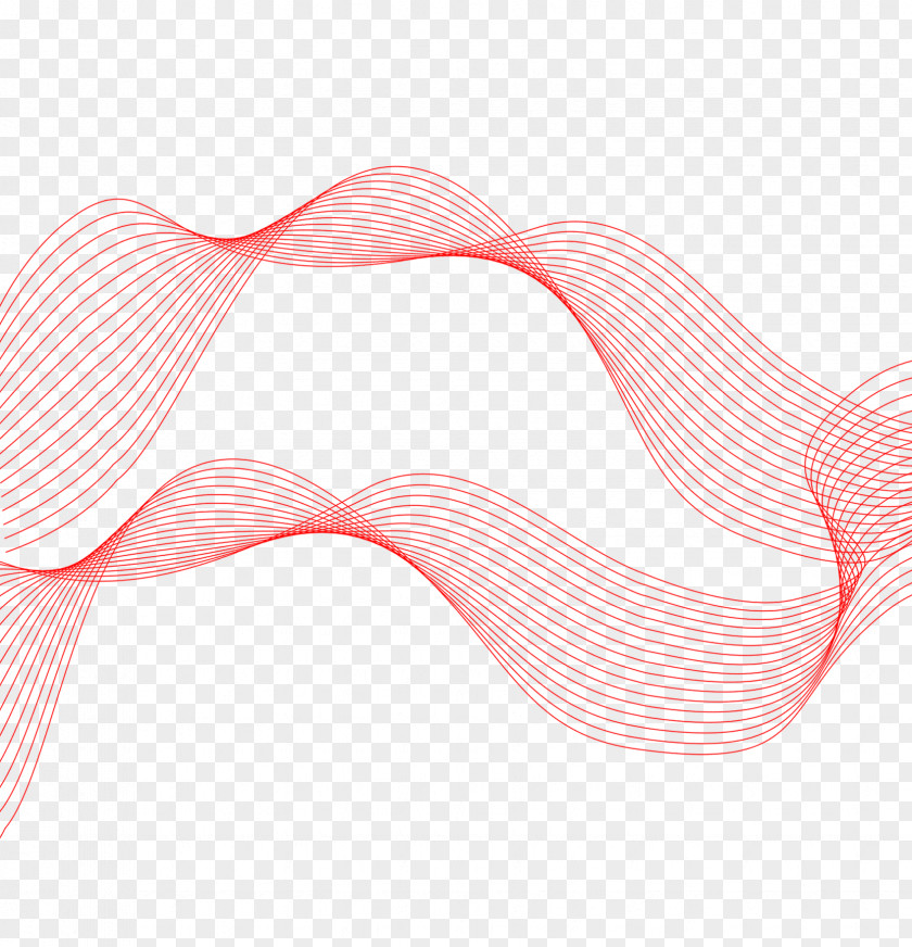 Creative Line Ribbon Necktie PNG