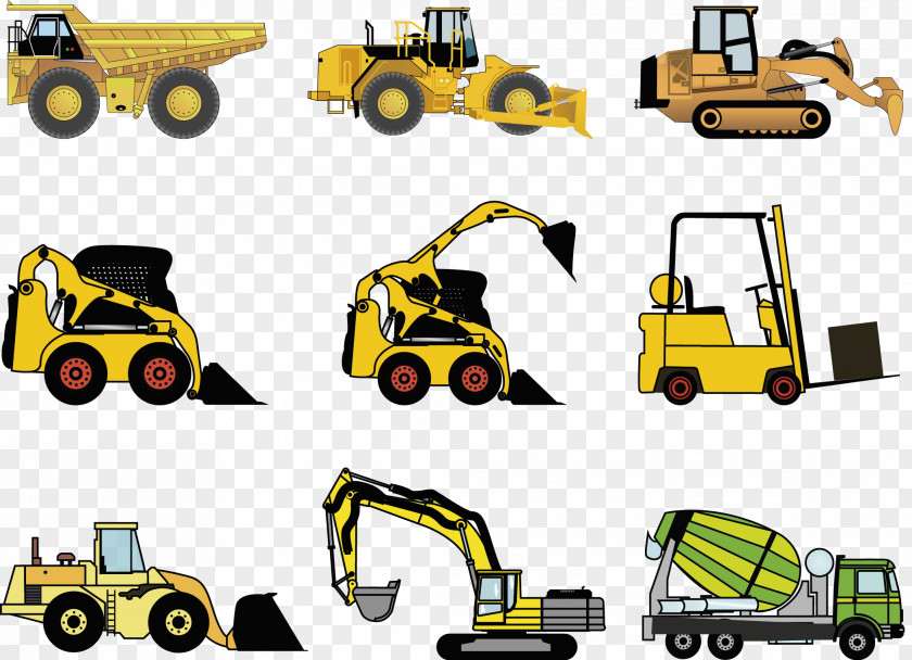 Excavator Architectural Engineering Heavy Equipment Truck Vehicle PNG