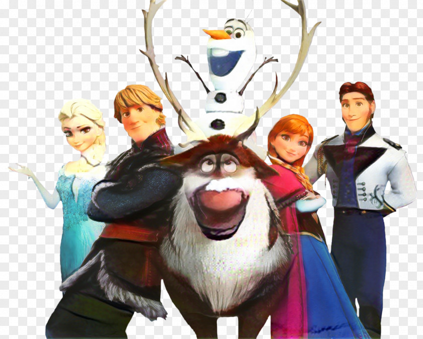 Olaf Elsa Anna Kristoff Hans PNG