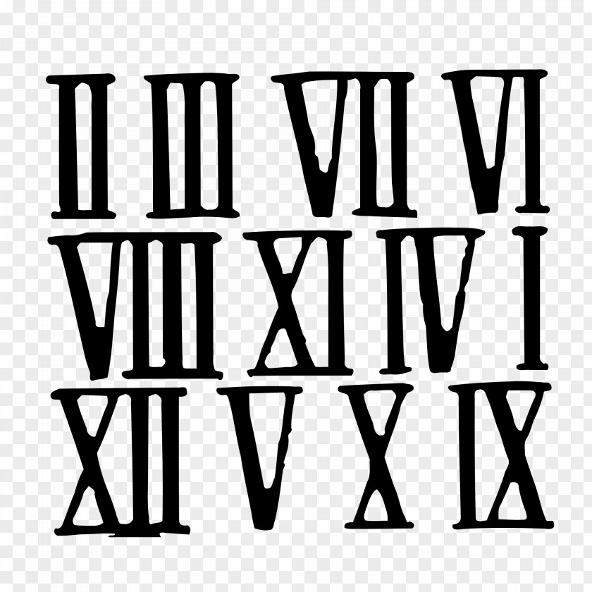 Roman Number Ancient Rome Numerals Numerical Digit Numeral System PNG