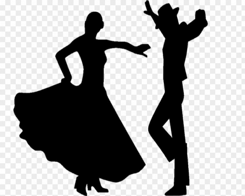 Silhouette Flamenco Ballroom Dance PNG