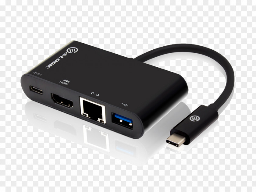 Whitehorse HDMI Adapter Ethernet Hub USB-C PNG