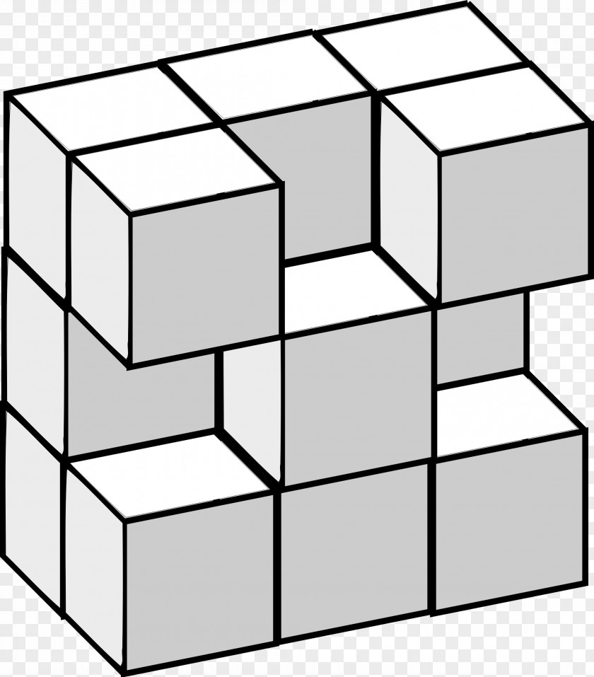Cube 3D Tetris Rubik's Jigsaw Puzzles Computer Graphics PNG
