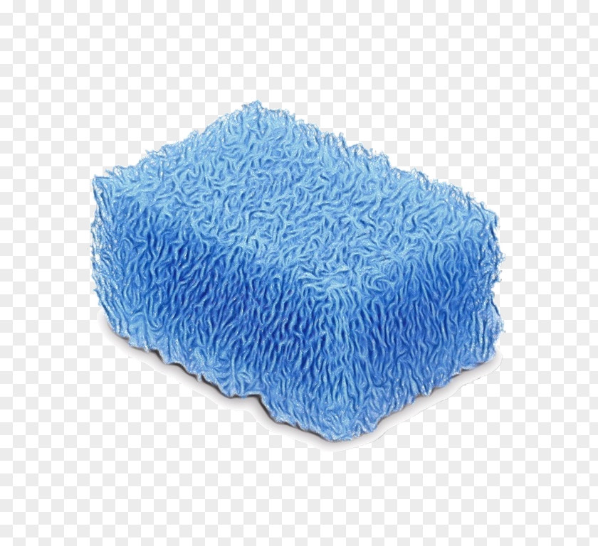 Furniture Sponge Rectangle Blue PNG