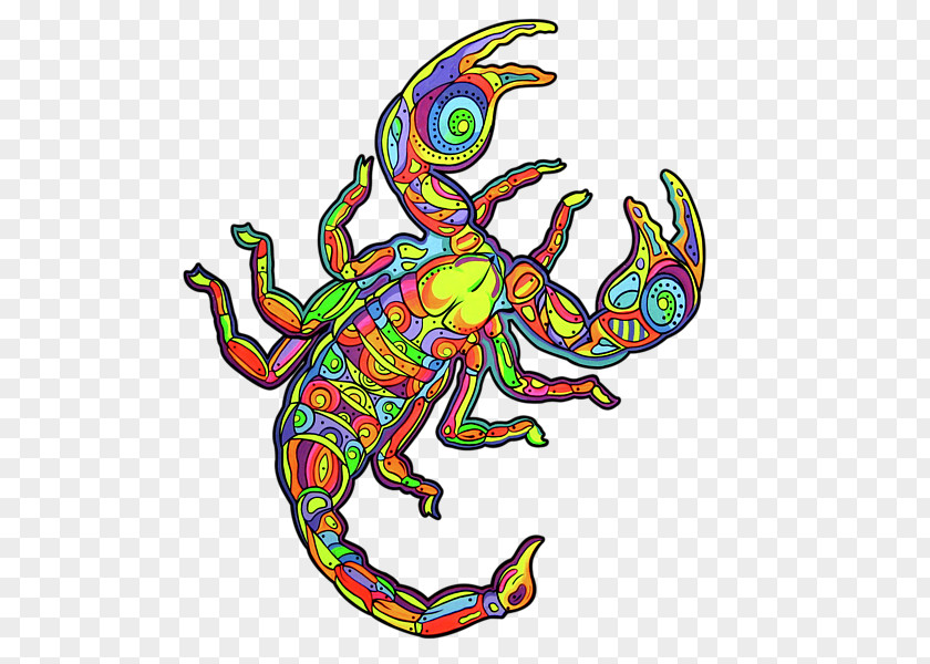 Scorpion Animal Figure Watercolor Creativity PNG