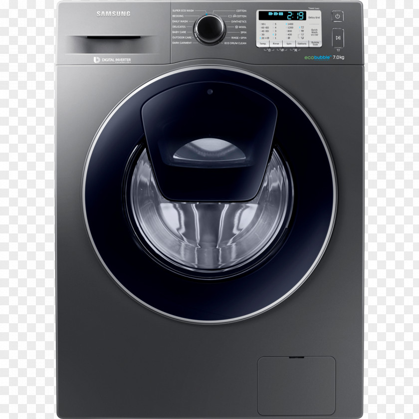 Washing Machine Top View Samsung WW70K5410 AddWash WF15K6500 Machines Home Appliance PNG