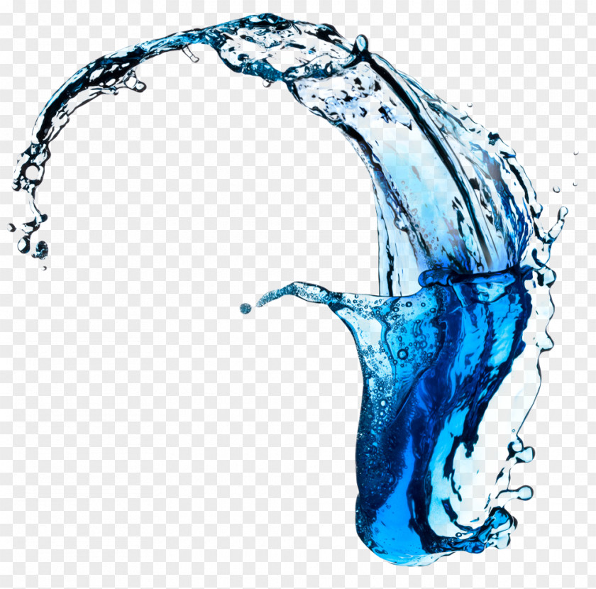 Water Flow Filter Blue Drop Tank PNG