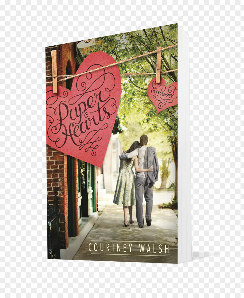 Book Paper Hearts Café Paperback Novel PNG