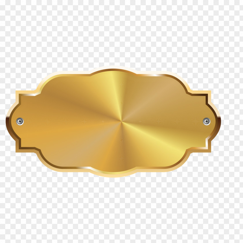 Golden Sparkle Badge Download PNG