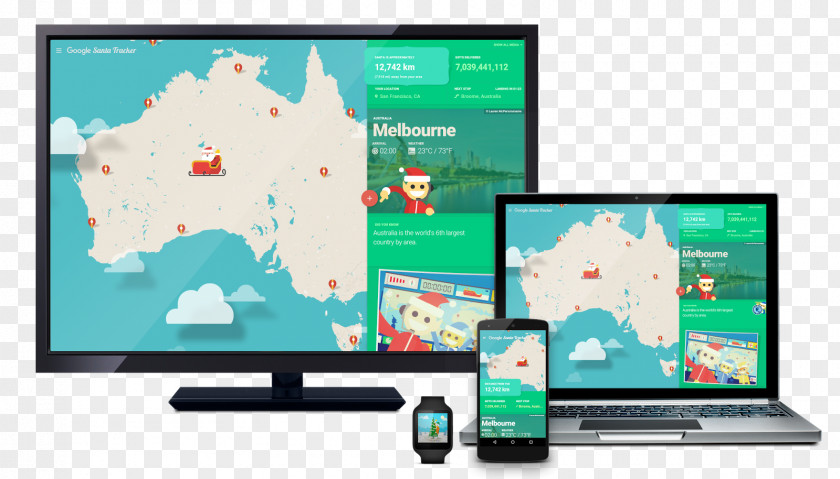 Google Santa Tracker Claus Maps Computer Software PNG