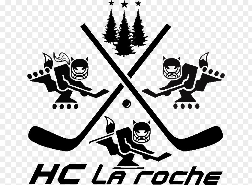 Roche Logo Ice Hockey National League Swiss HC La Chaux-de-Fonds Quad Skates PNG