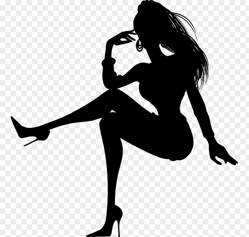 Silhouette Female Clip Art PNG