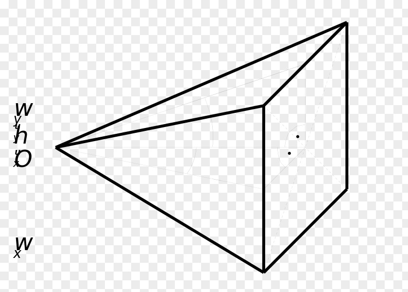 Solid Angle Triangle Point PNG