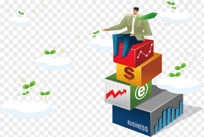 Business People Illustration Sitting PNG