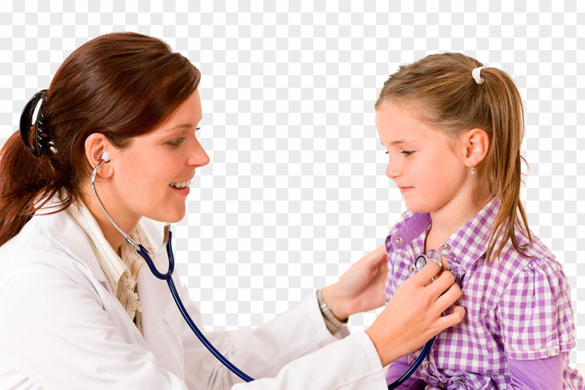 Children's Physical Examination Stethoscope Child Physician Pediatrics Stock Photography PNG