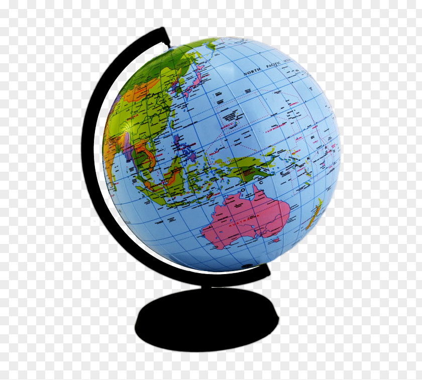 Espacio Globe World Map PNG