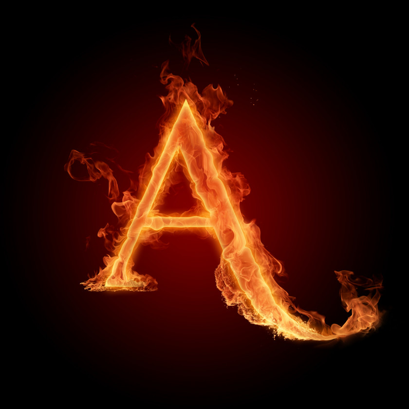 Flame Letter Alphabet Fire PNG