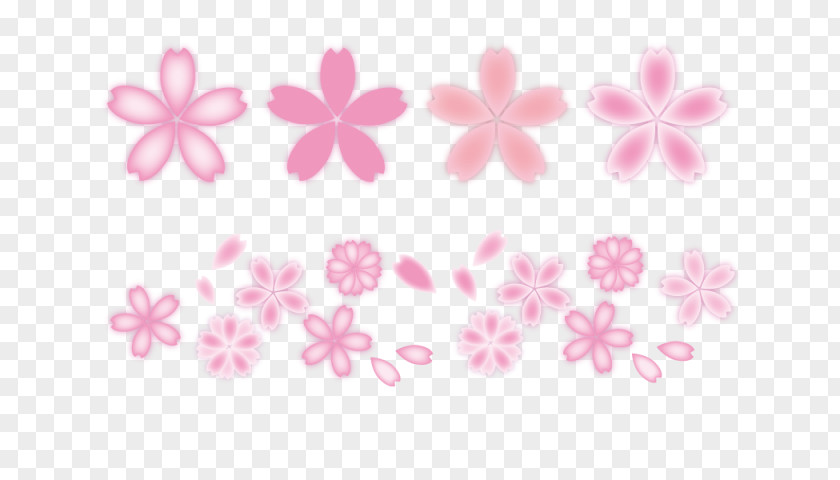 西篮花 Floral Design Drawing PNG