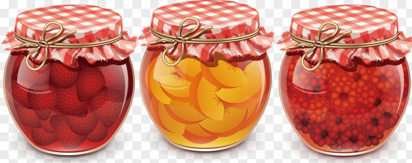 Hand-painted Glass Jam Jar Marmalade Pickling Breakfast Fruit Preserves PNG