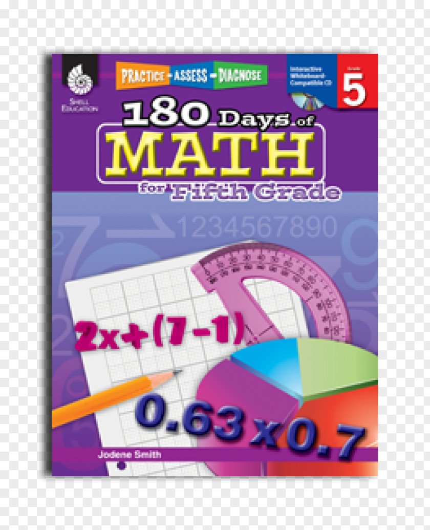 Mathematics 180 Days Of Math For Sixth Grade Practice, Assess, Diagnose: Fifth Kindergarten: Diagnose PNG