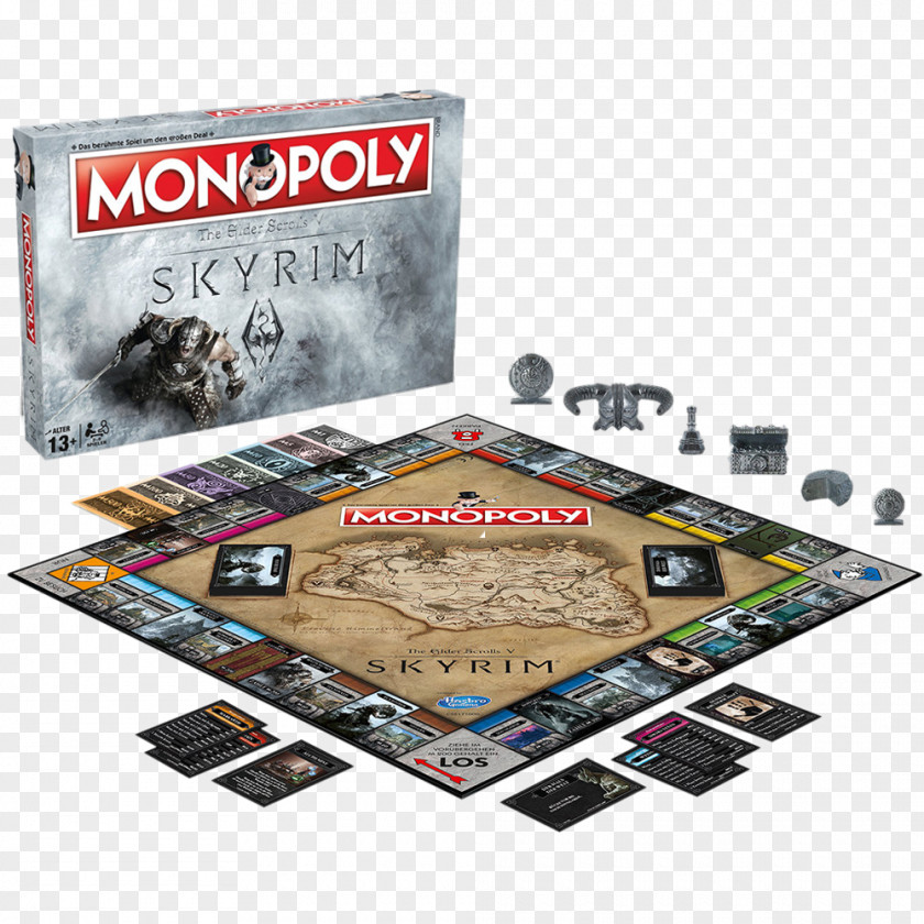 Monopoly Winning Moves The Elder Scrolls V: Skyrim – Dragonborn Board Game PNG