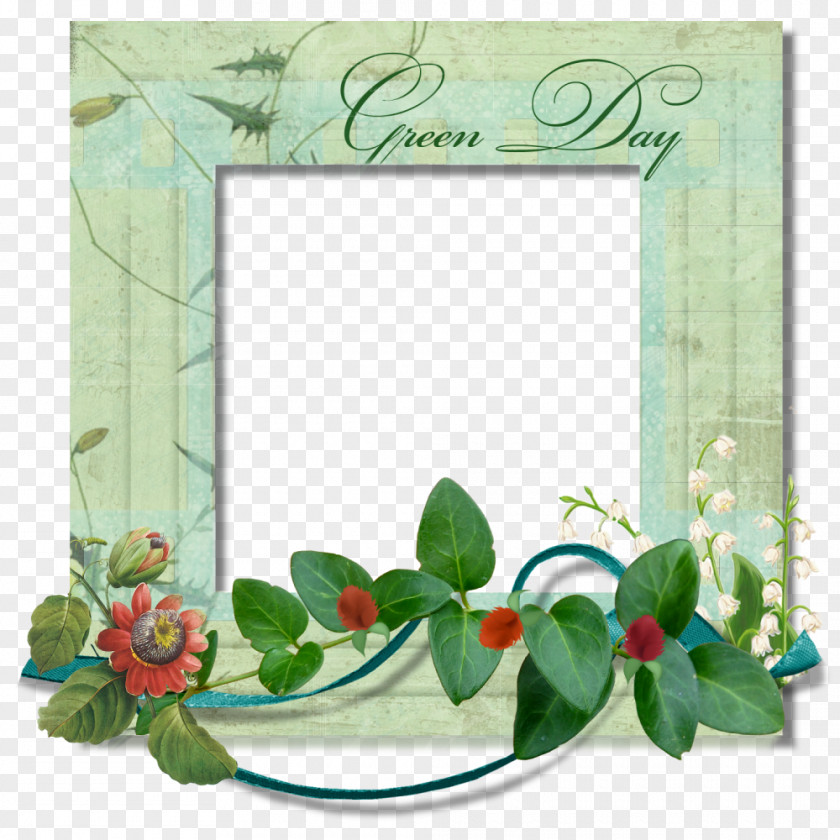 Watercolor Floral Border Creative Vector Material Picture Frame Digital Photo PNG