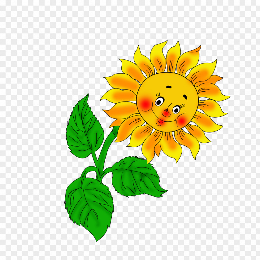 Cartoon Sunflower Drawing JPEG Internet Image PNG