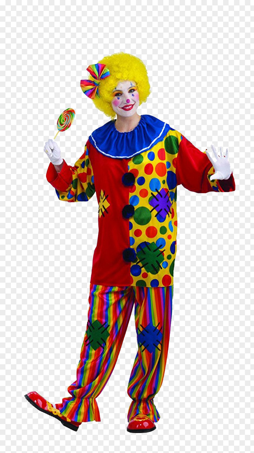 Clown Big Top Adult Unisex Costume Clothing Halloween PNG