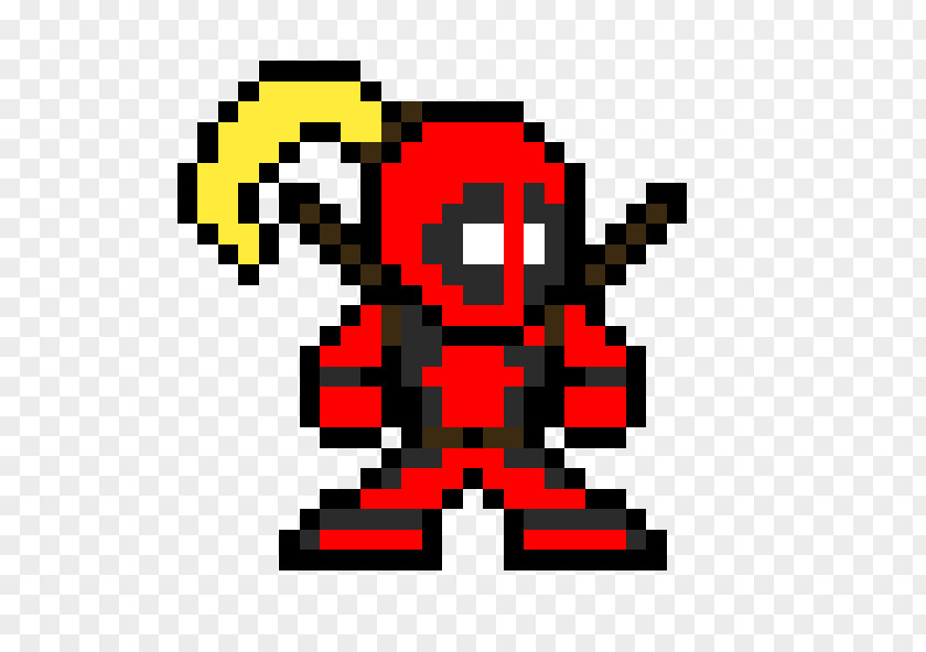 Deadpool Spider-Man Pixel Art X-Men Thanos PNG