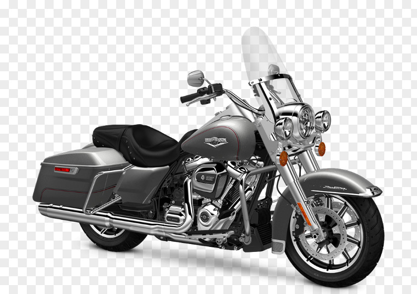 Motorcycle Harley-Davidson Road King Touring PNG