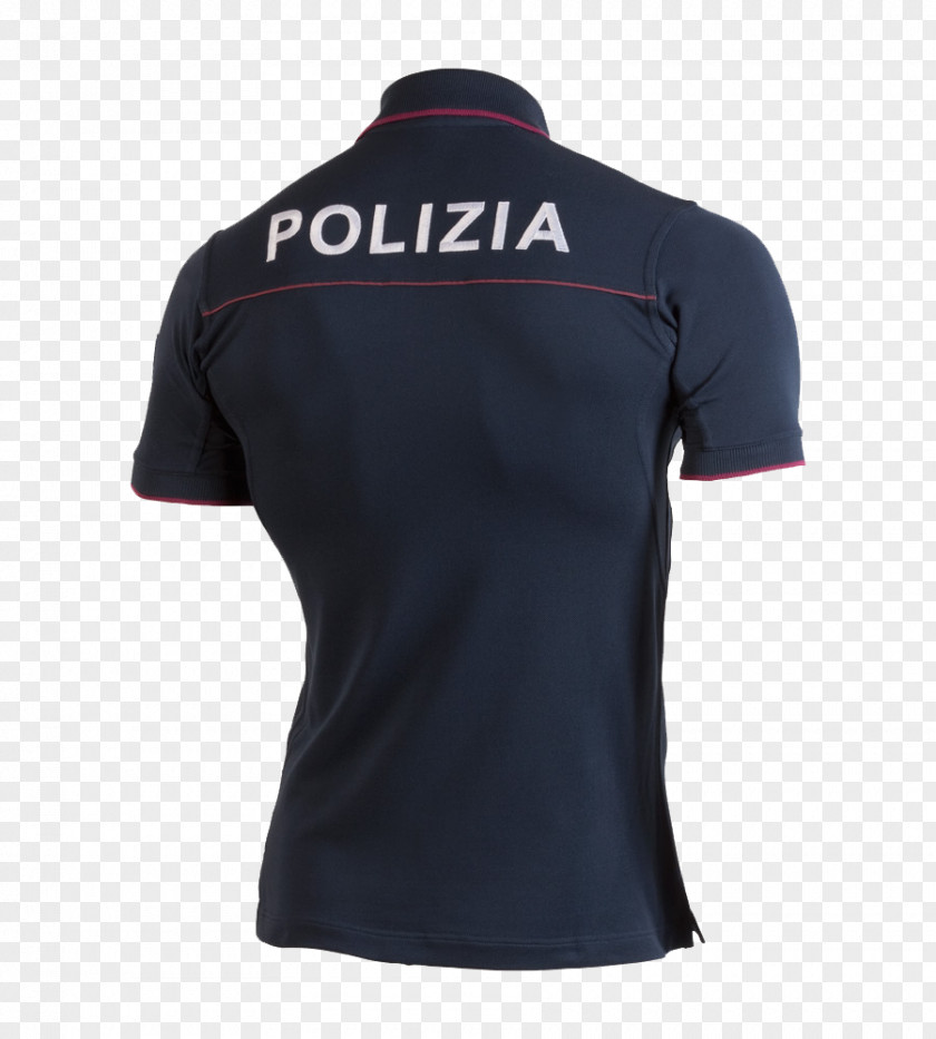 Polo Shirt Back T-shirt Polizia Di Stato Law Enforcement In Italy Police PNG