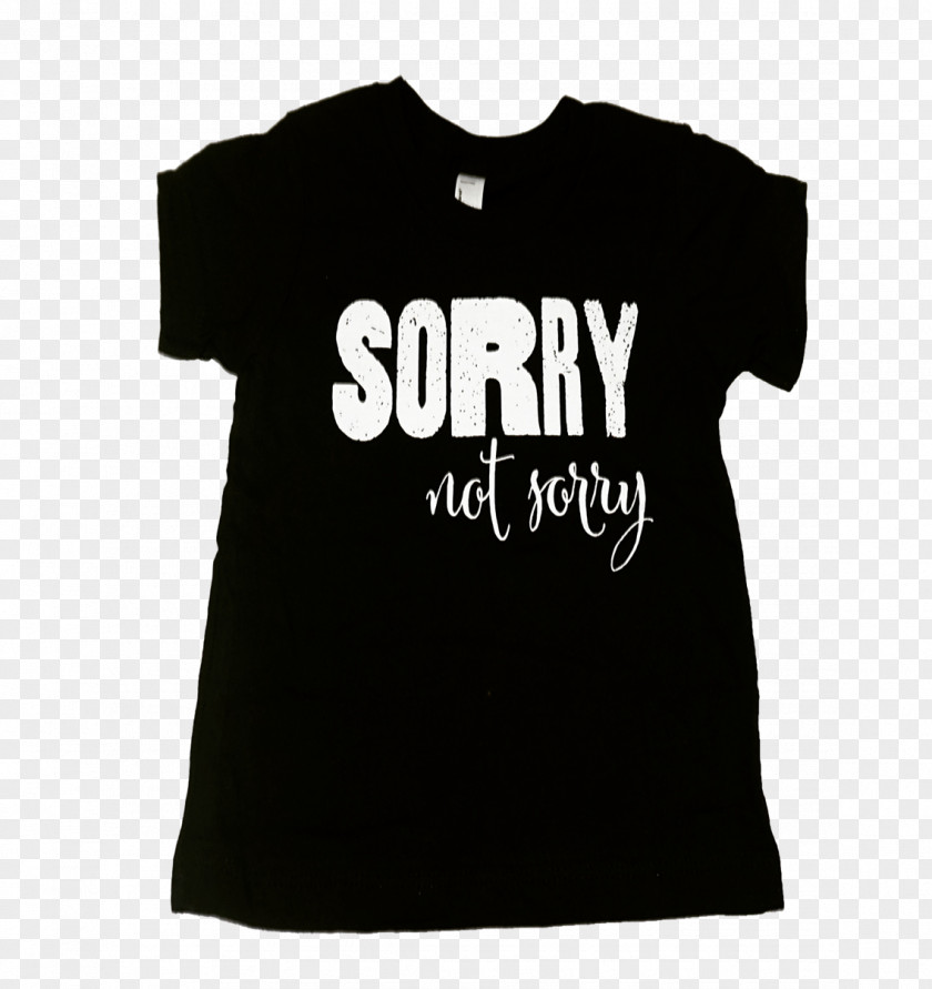 T-shirt Sorry Not Sleeveless Shirt Clothing Outerwear PNG