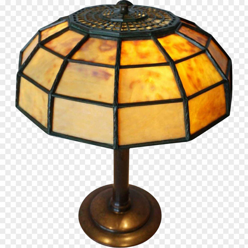 Table Lamp Window Lighting Stained Glass Light Fixture PNG