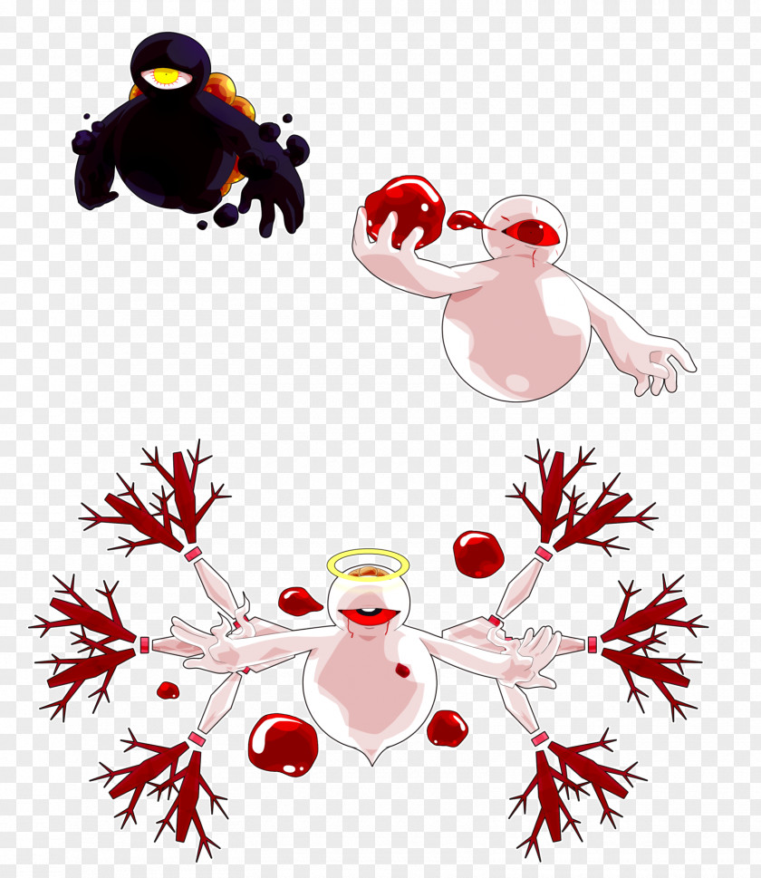 Kirby Christmas Decoration PNG