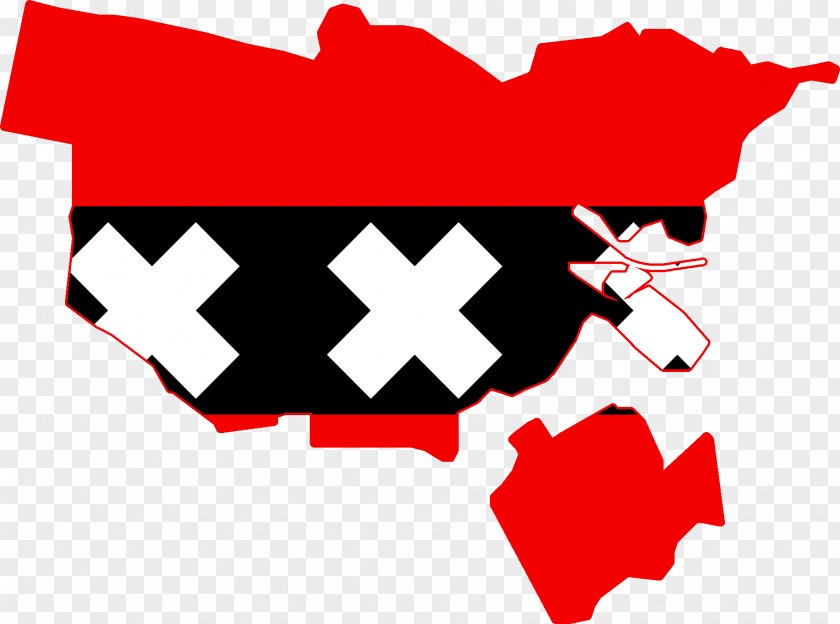 Map Flag Of Amsterdam Clip Art PNG