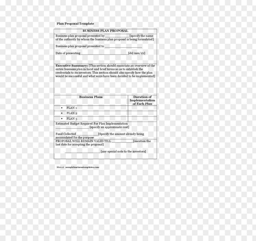 Proposal Paper Document Business PNG