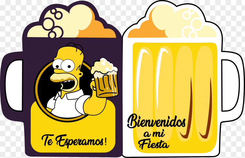 Bart Simpson Homer Beer Marge PNG
