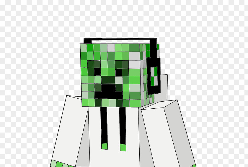 Minecraft Cartoon Avatar Creeper Disc Jockey Song PNG