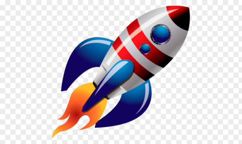 Rocket Launch Cartoon Content Icon PNG