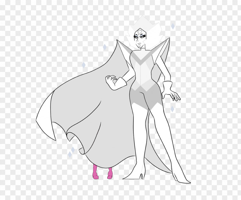 Steven Universe Pink Diamond Sketch Drawing Pencil Graphics PNG