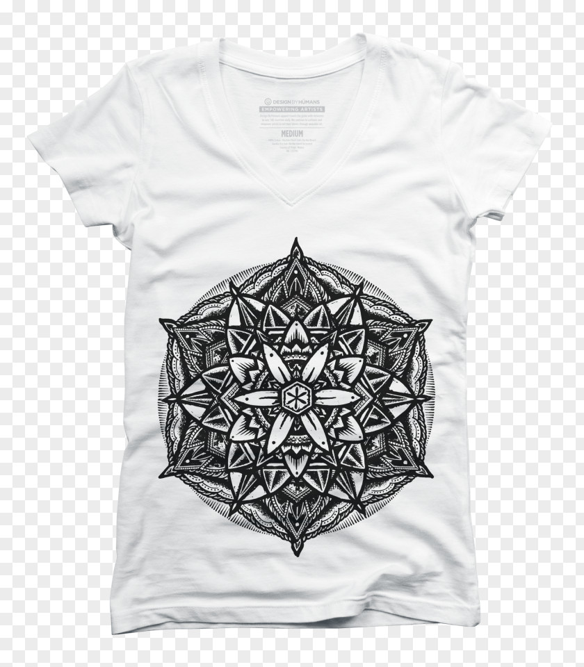 T-shirt Sacred Geometry Mandala PNG