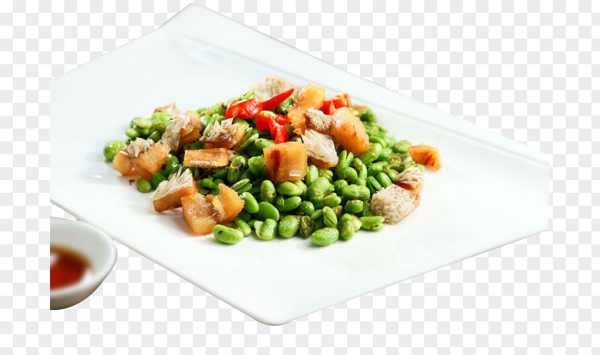 Xiang Fried Peas Vegetarian Cuisine Chicken Edamame Hot Frying PNG