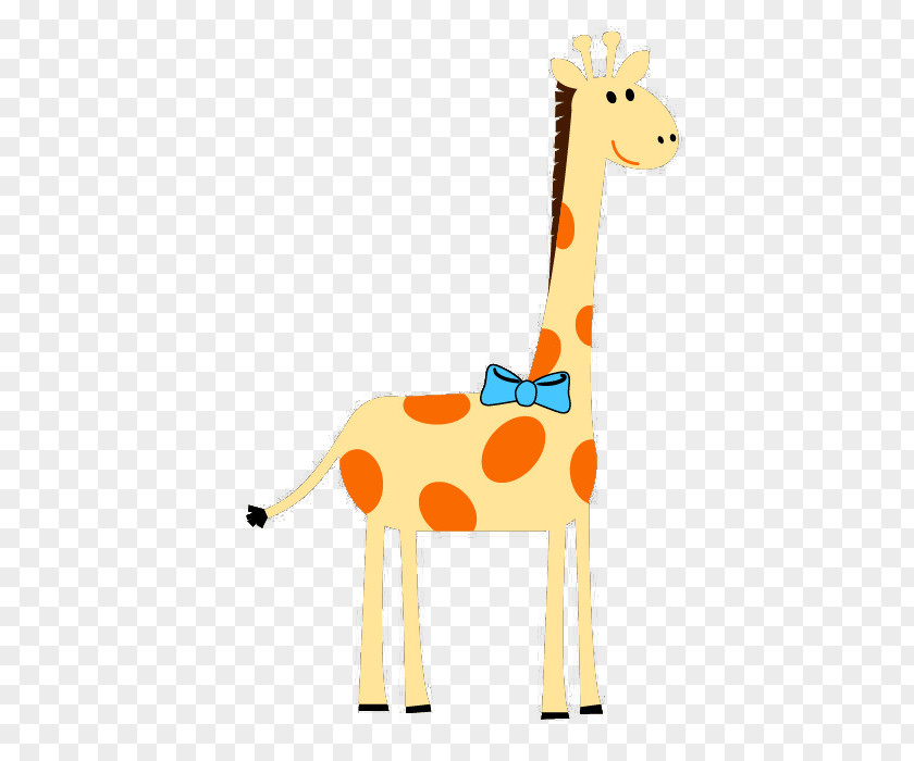 Cartoon Giraffe Wearing A Bow Northern Clip Art PNG