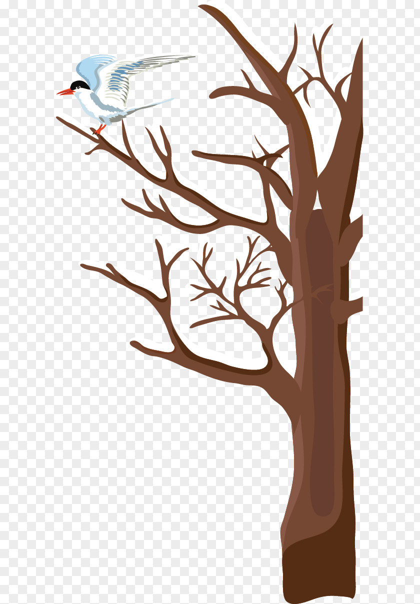 Creative Winter Withered Daxue Tree Clip Art PNG