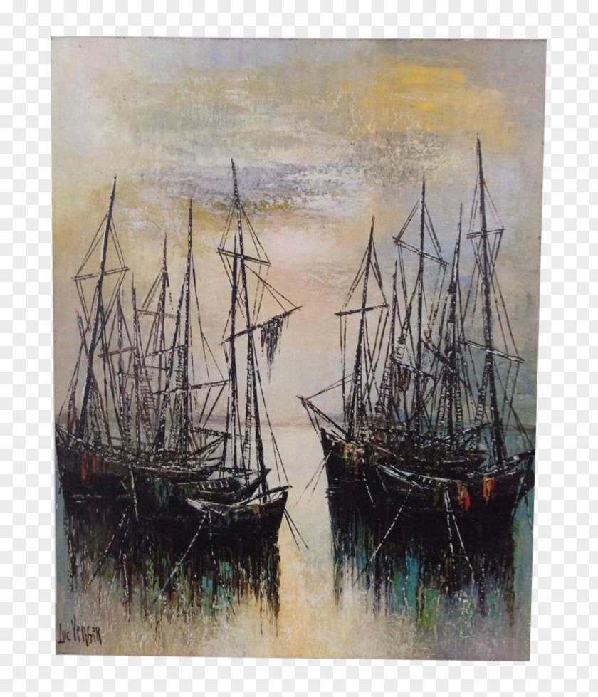 Oil Paintings Painting Tall Ship PNG