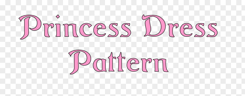 Princess-pattern Logo Brand Pink M Font PNG
