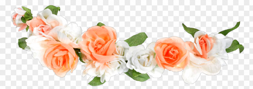 Artificial Flower Peach Floral Design PNG